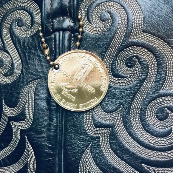 TONY LAMA GOLD LABEL | Real Boa Snake Skin Boots - Picture 4 of 6